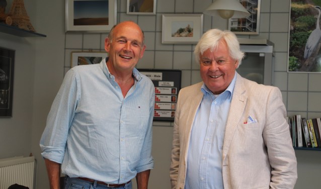 Frits Helders (links) en Frits van Stralen | Fotonummer: 8cc222