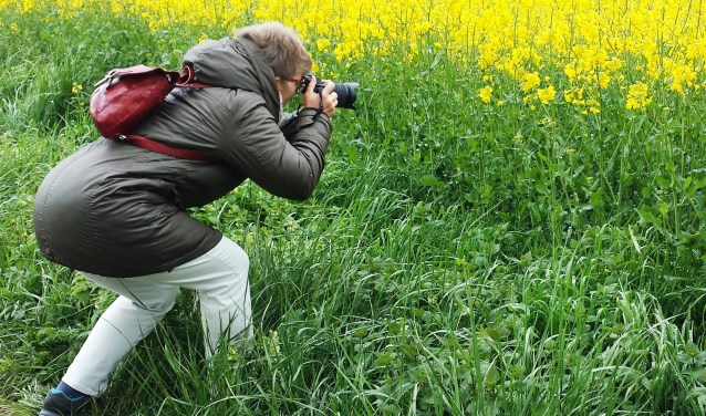Thea Prummel aan het werk | Fotonummer: 1b3a4c