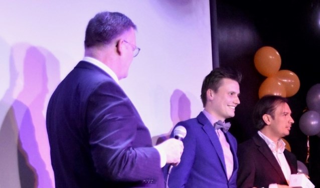 Luc Ross (midden) tijdens het SBC gala | Fotonummer: 8740dd