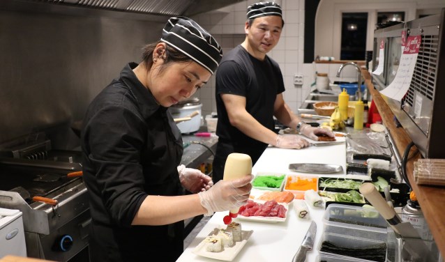 Alles wordt ter plekke vers gemaakt in de open keuken van het restaurant. Foto: E.J. Daalder
