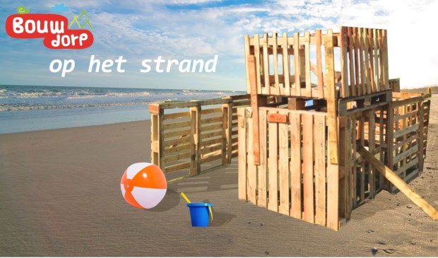 'Op het strand' het thema van Bouwdorp 2018 in Voorschoten. Foto: pr