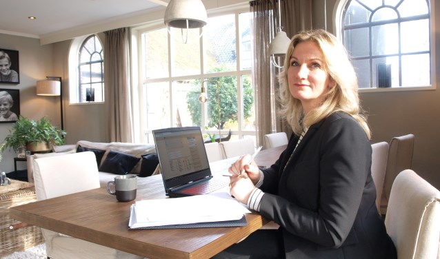 Financieel adviseur Angelique van Vliet is sinds 1 januari 2019 zelfstandig ondernemer. Foto: Vsk