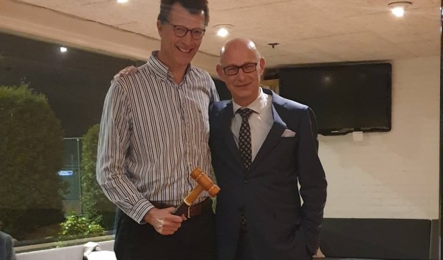 Lex Eggink volgt Frans Vergossen op als voorzitter van Tennisvereniging Forescate. Foto: pr
