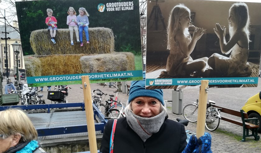 Grootouder voor het Klimaat Mariette. Foto: GroenLinks
