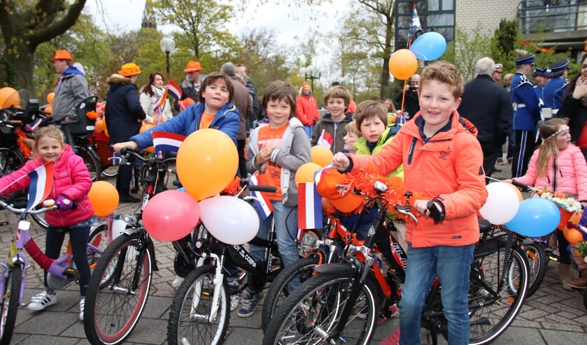 Wie heeft de mooist versierde fiets op Koningsdag? Foto: Nelleke de Vries