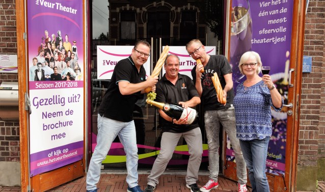 Oscar van Schijndel, Alfred van Kesteren en Ingrid Blom van De Heerlijkheid en Peter Verbeek van Gall&Gall Verbeek zijn er klaar voor (foto: pr).