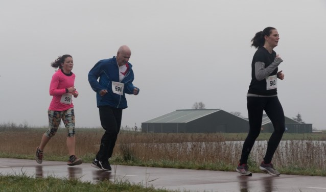 Het was droog en een graad of acht, maar er stond wel een stevige zuidwester. Foto: pr