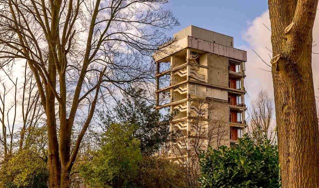 Het laatst stukje Zürichgebouw (foto: Marcel Denie).