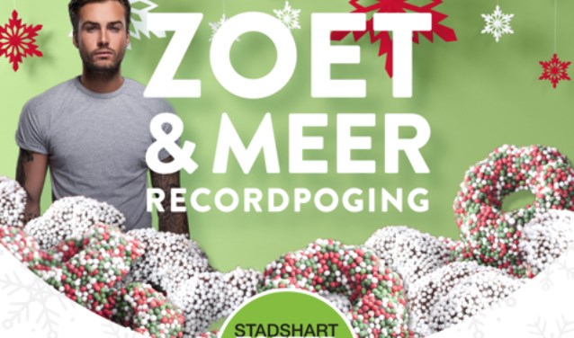 Wie eet de meeste Kerstkransjes binnen anderhalve minuut? Foto: pr