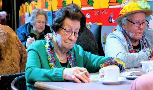 Uiteraard zal ook de bingo niet ontbreken op de carnavalsmiddag voor ouderen uit Leidschendam-Voorburg (foto: pr Damzwabbers).
