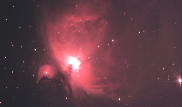 De zogenoemde Orion Nevel gespot boven Pijnacker. Foto: Raymond Burger