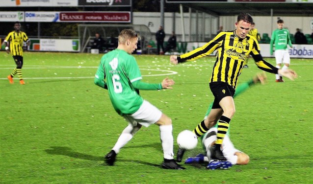 Sven van Noppen (Wilhelmus) debuteerde tegen Westlandia (foto: AW).