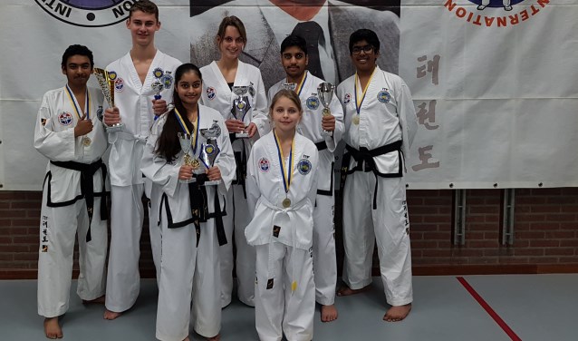 In totaal werd er één keer goud, vier keer zilver en drie keer brons behaald. Foto: pr