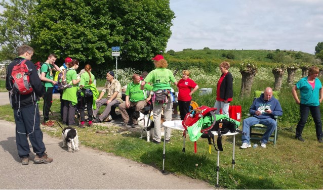 Naast de estafette marathon is er de wandeltocht langs de groene randen van de stad. Foto: pr