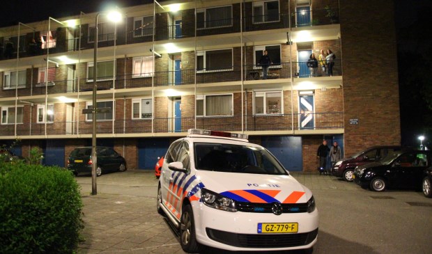 Op donderdagavond 10 mei is een woning overvallen aan de Dr. J.W. Paltelaan in Zoetermeer. Foto: Spa-Media / Olav Spa