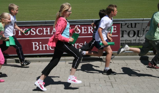 Een sponsorloop uit de oude doos.