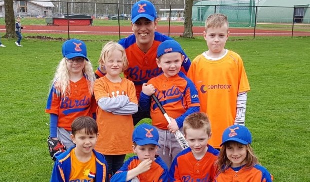 Beeball is een begin voor de jongste jeugd om kennis te maken met de sport honkbal en softbal. Foto: pr