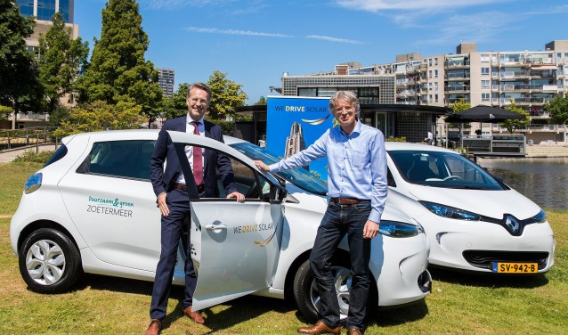 Gemeente Zoetermeer zet vier auto's op zonne-energie in. (Foto: gemeente)