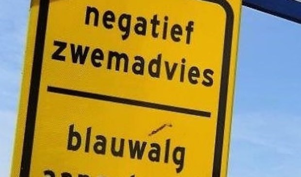 Vandaag werd bekend dat er een negatief zwemadvies geldt voor de zwemlocatie Vlietland Badstrand Noordoostoever (archieffoto Ap de Heus).