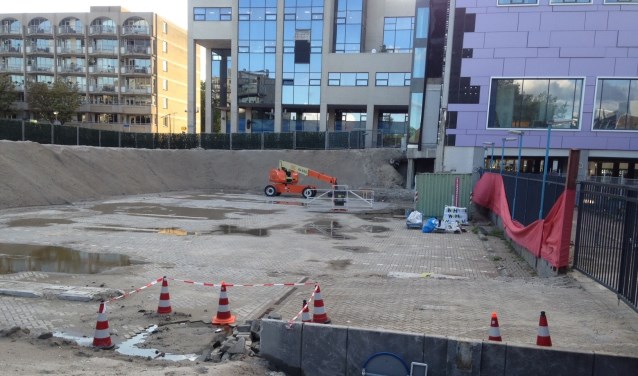De sloop van het Stadhuis aan Markt 10 in het centrum is voltooid. Hoe gaat de definitieve nieuw-/hoogbouw eruit zien? Foto's: Peter Zoetmulder