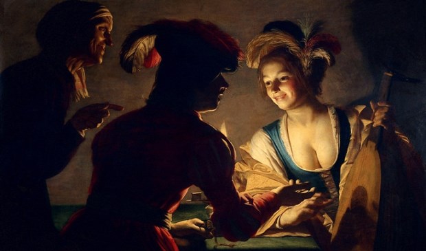 Gerrit van Honthorst, De koppelaarster. © Centraal Museum Utrecht.