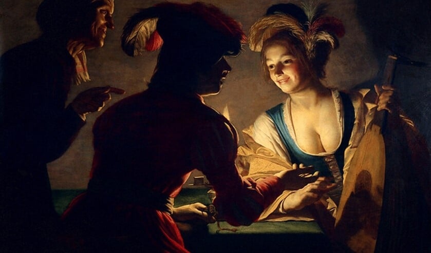 Gerrit van Honthorst, De koppelaarster. © Centraal Museum Utrecht.