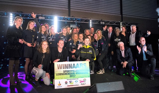 De winnaars van de sportprijzen van 2017 (foto: Michel Groen).