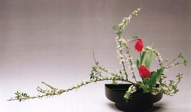 Ikebana is tegenwoordig vooral een uiting van liefde voor harmonie en de schoonheid van de natuur. Foto: pr