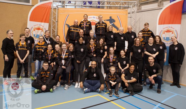 Budoschool Kai Sei kan terugkijken op zeer goed verlopen kampioenschap qua resultaat en zeker ook met de organisatie van het kampioenschap. Foto: pr