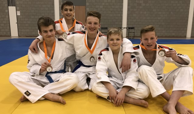 Rick Jansen, Jaimy Kat, Lucas Meijer, Max Zaal en Tim Brabander. Foto: pr