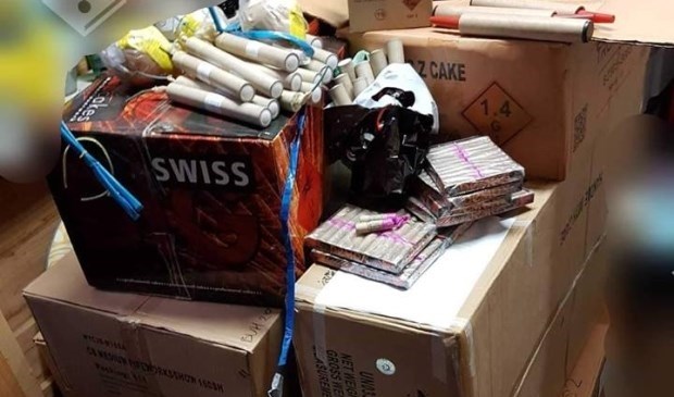 Een grote hoeveelheid illegaal vuurwerk werd opgeslagen in een bunker in Duitsland aan de grens met Nederland (archieffoto).