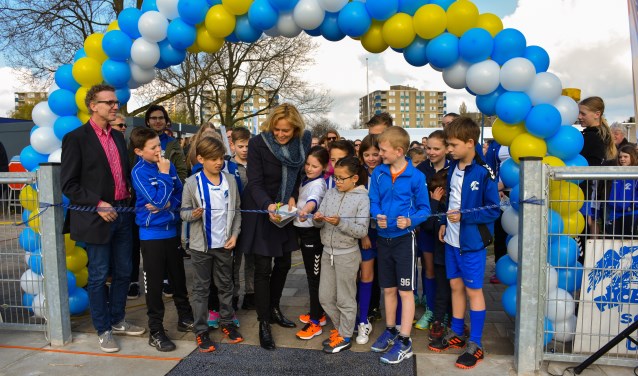 Phoenix en de gemeente Zoetermeer mogen trots zijn op deze korfbalaccommodatie. Foto: pr