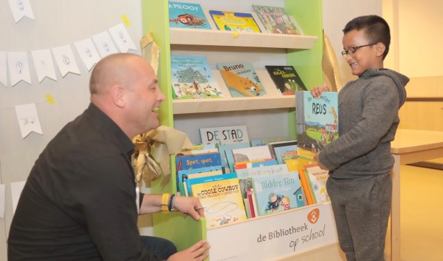 Op donderdag 4 april is in Zoetermeer de 28e Bibliotheek op School geopend: op Kentalis. Foto: Jan van Es