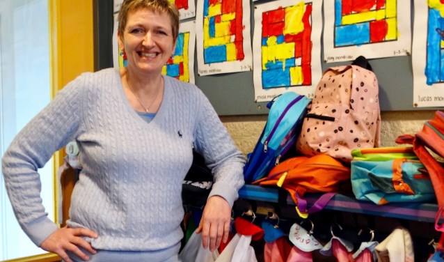 Astrid juicht het toe dat de overblijfkinderen minstens een keer per week iets creatiefs mogen doen.