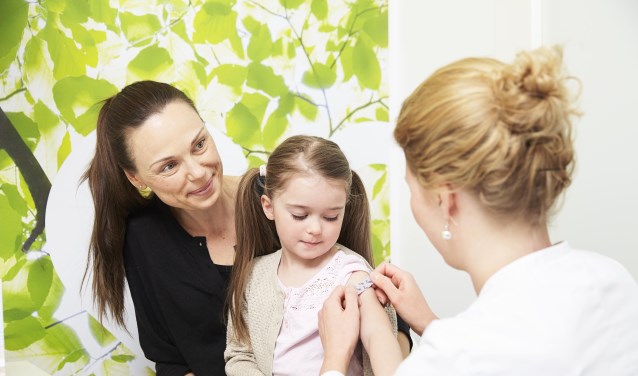 De meeste gebieden in regio Zuid-Holland West hebben een vaccinatiegraad van minstens 90% bij kinderen tot 10 jaar. Foto: pr