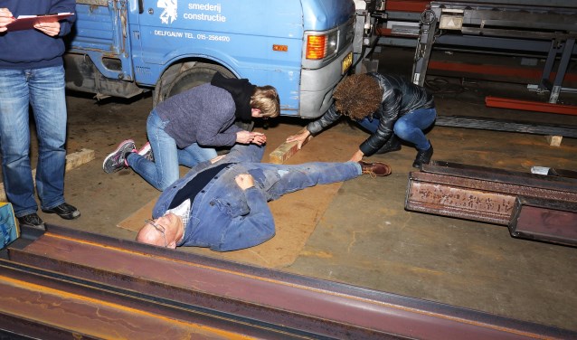 Er was van alles aan de hand. Gelukkig was het een oefening.
