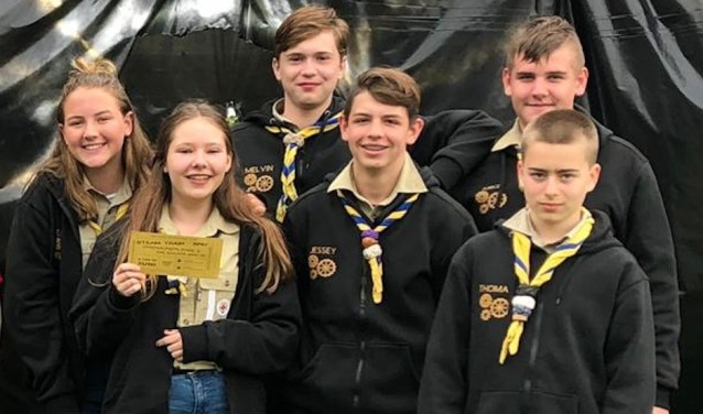 De Kantjil Scouts (van Ashanti uit Zoetermeer) wisten zich als derde te plaatsen. Foto: pr