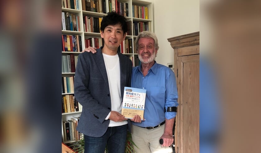 Bère met zijn Japanse samenwerkingspartner Tomoyuki Yabuki.