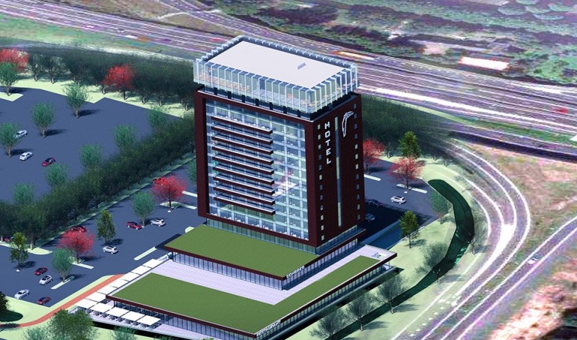 Zoetermeer krijgt een Van der Valk hotel. Op de illustratie afgebeeld een nieuw Valk Exclusief hotel, dat in Schiedam gebouwd gaat worden. Foto: www.valkexclusief.nl/