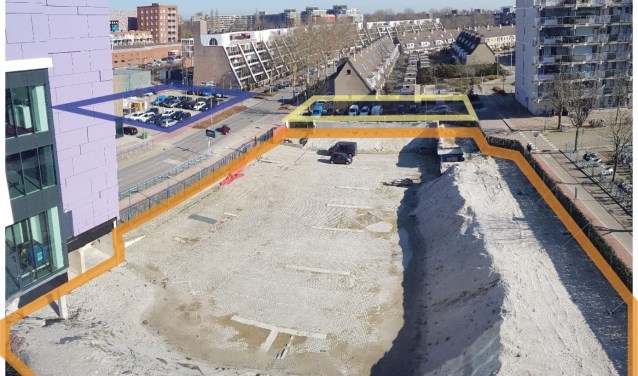 De toekomst van parkeren in de binnenstad roept vele vragen op. Foto uit: Concept Nota van Uitgangspunten Markt 10 en omgeving.