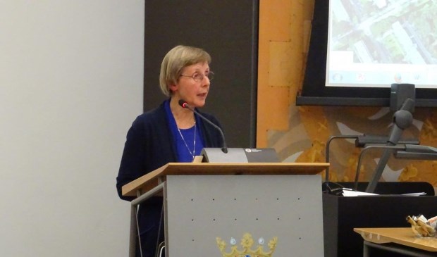 Marion Valkenburgh sprak in tijdens de raadsvergadering op dinsdag 7 mei (Foto: PR)