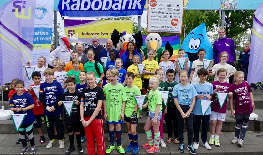 Prijsuitreiking van de Schoolsport Olympiade 2018 (archieffoto SenW).