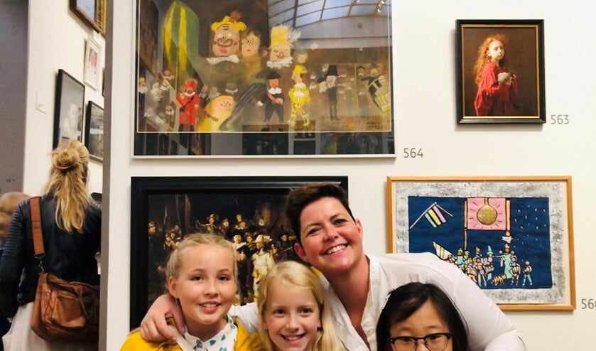 Het is wat lastig poseren, maar boven deze talenten hangt-ie.