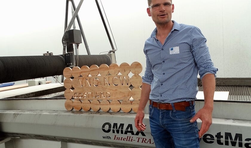 Oscar van Buijtene: "Ja dit kun je dus ook met watersnijden."