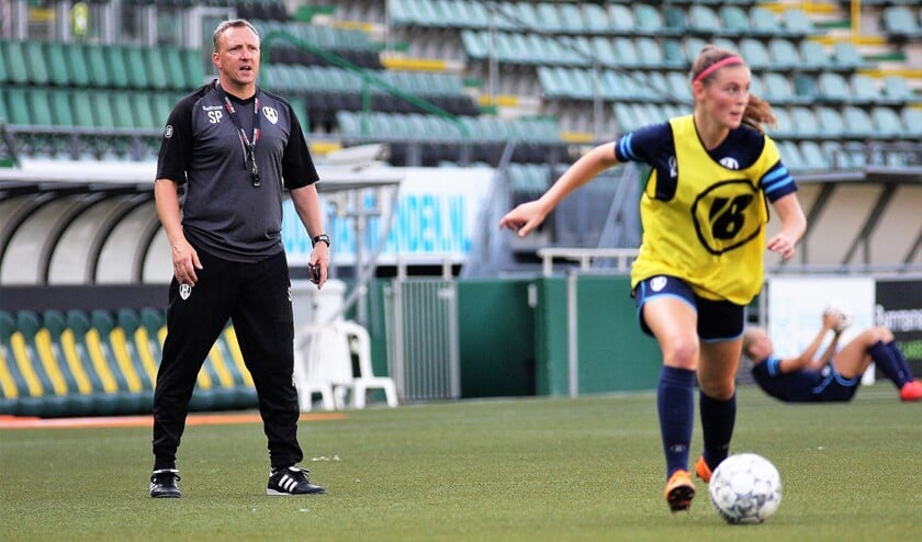 Sjaak Polak tijdens de training afgelopen maandagavond (foto: AW).