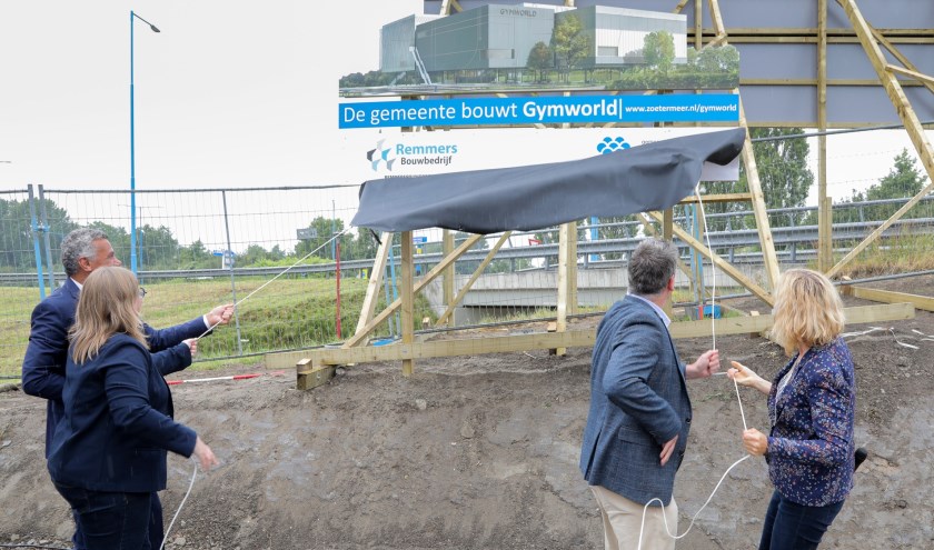 Gymworld wordt een herkenningspunt in de omgeving en een nieuw onderdeel van de 'skyline' van Zoetermeer. Foto: FOTOFLEX.NL
