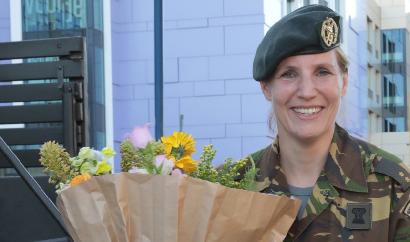 Maaike Hoogewoning, veteraan uit Zoetermeer. Foto: Jan van Es
