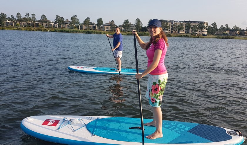 Suppen in het Noord Aa recreatiegebied. Foto: pr