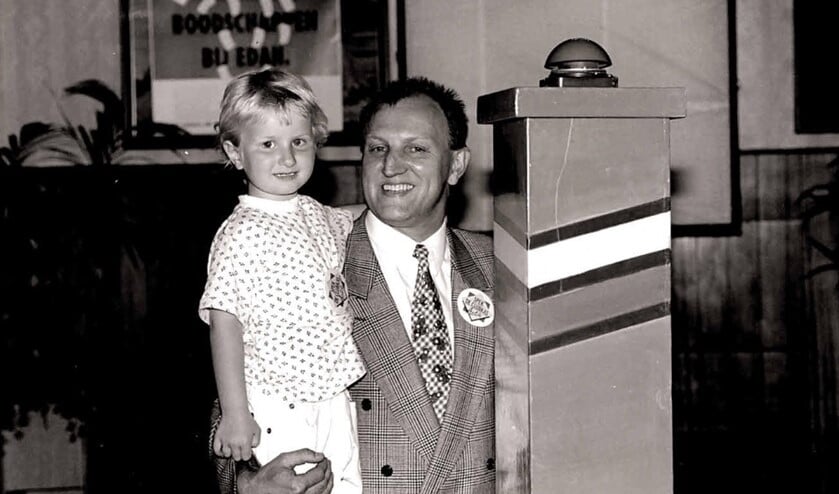 Sabine met haar vader Anton.