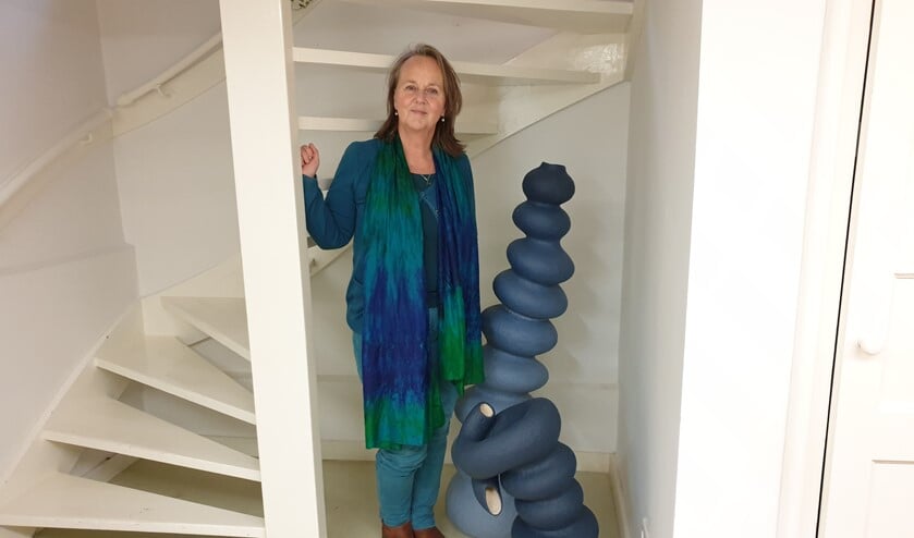 Heel dicht bij het materiaal blijven, daar houdt Liesbeth van.